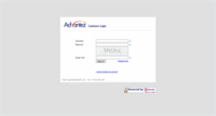 Desktop Screenshot of live.advantez.com
