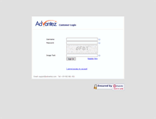 Tablet Screenshot of live.advantez.com